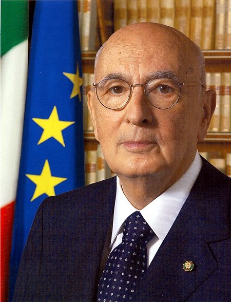 Riconoscimento del Presidente della Repubblica Napolitano